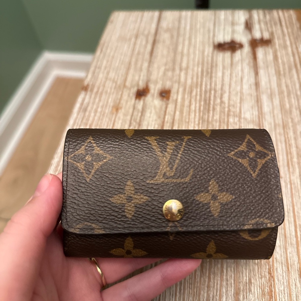 Louis Vuitton Brown Key Holder with Gold Hardware